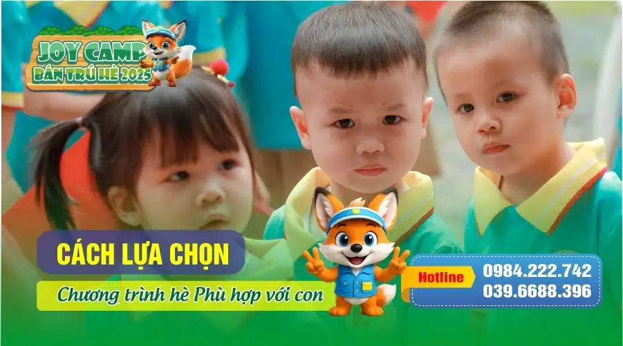 Cách lựa chọn chương trình hè phù hợp cho con