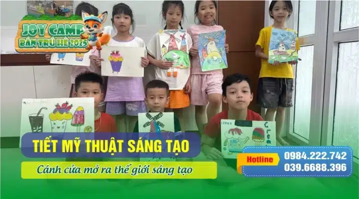 Tiết mỹ thuật - Một cánh cửa mở ra thế giới sáng tạo của trẻ